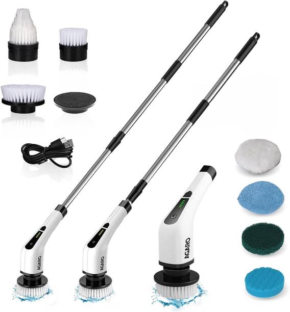 JOYGESTURE Rechargeable High Powered Cleaning Tool, Sponge, Wet and Dry Brush Sponge Wet and Dry Brush