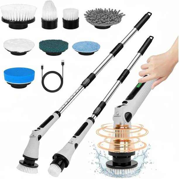 नुवीओ Electric Cleaning Brush 9 in 1 Cordless Spin Scrubber for Tiles सफाई का ब्रश