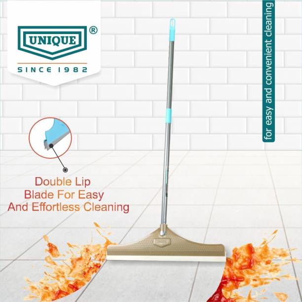UNIQUE Premium Sweepy floor wiper for home (16x42 in) Metal Rod |TPE Double Lip Blade Floor Wiper