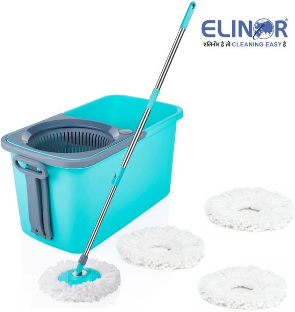 NEW MOP SET IN PLASTIC WITH AMAZING SHAPE AND DESIGN WITH 4 MICROFIBER REFILL