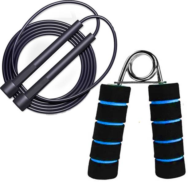 BQH Weight Loss Skipping Rope for Exercise, Gym Fitness Adjustable Hand Gripper Freestyle Skipping Rope