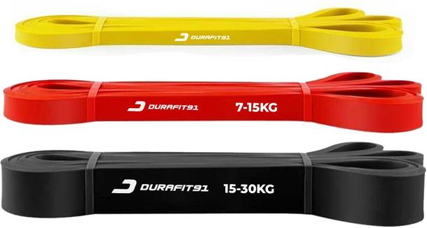 Durafit91 700 kg Durafit91 Natural Rubber Resistance Band Loop for Workout & Pull-Ups Home Gym Combo