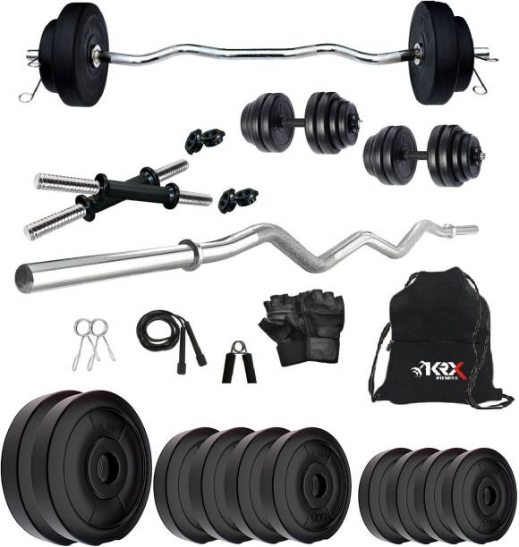 KRX 50 kg PVC 3-SL Home Gym Combo