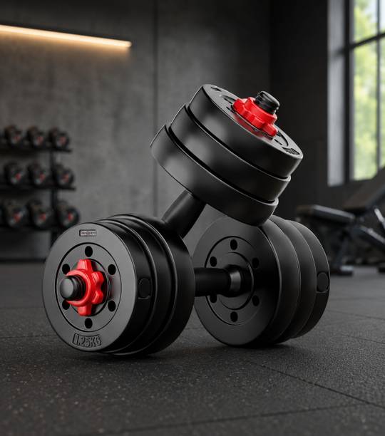 EMSports 10 KG ADJUSTABLE DUMBBEELL FOR MEN AND WOMEN Adjustable Dumbbell