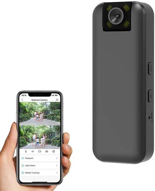 FEERO Portable Body Camera for Law Enforcement, 180° Flip Lens, Motion Detection Security Camera
