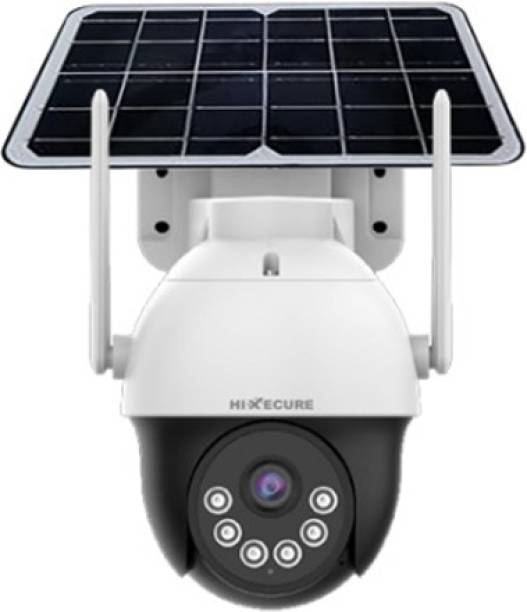 HIXECURE 4MP 4G Solar PT Camera | Pan -Tilt | PIR Recording | Security Camera