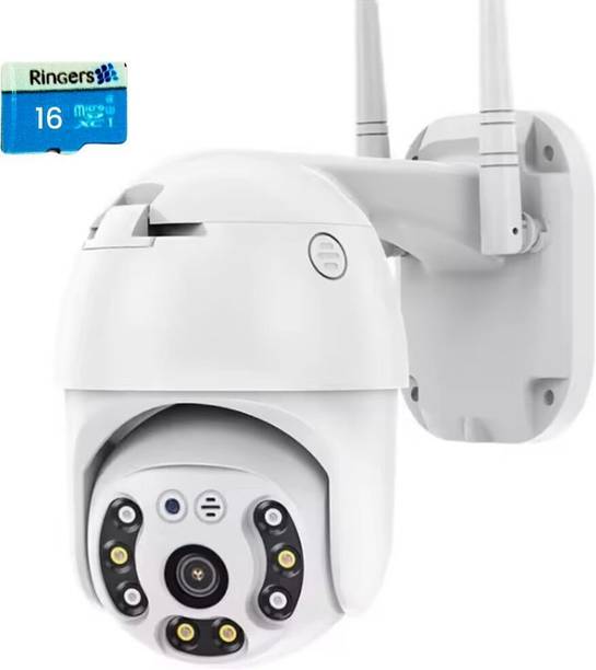 OneXsale Outdoor Wifi Camera 360 View 2-way Audio Night Vision Alarm V SD included Security Camera