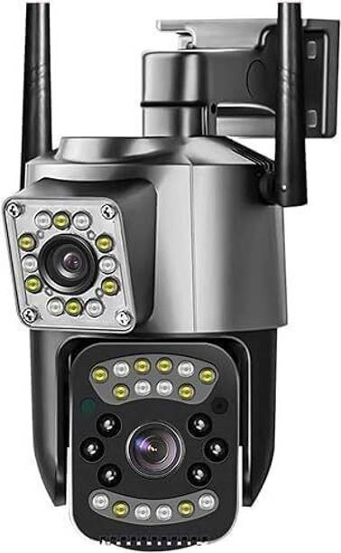 DDLC DDLC Dual Lens 4MP Full HD Outdoor PTZ WiFi Camera Security Camera