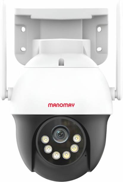 Manomay BIS Certified STQC 3MP Smart WiFi Full View Pan-Tilt Wireless CCTV Security Camera