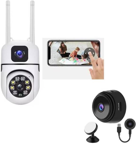 Eye4spy Dual-Lens 360° WiFi Camera + FREE Magnetic Hidden Spy Cam Security Camera