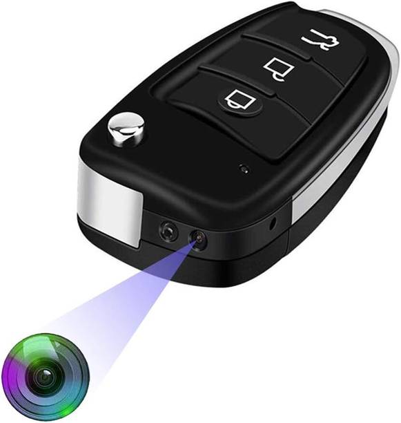 FEERO Keychain Spy Camera Audio Video Recorder Night Vision Portable Spy Camera