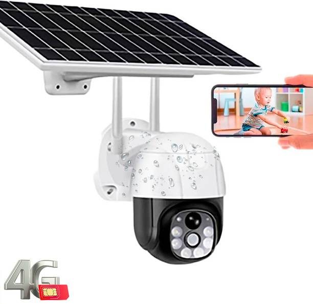 OSHSIZ 1080p Outdoor 4G SIM PTZ Camera with Night Vision & Audio Security Camera