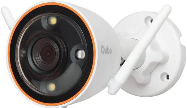 Qubo Outdoor Bullet Cam by HERO GROUP 3MP 1296p WiFi CCTV Full HD Weather Resistant Security Camera