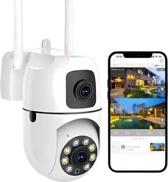 Coracao Mini Dual Lens 2-in-1 PTZ+Bullet 5MP WiFi Indoor Wireless Security Camera Security Camera