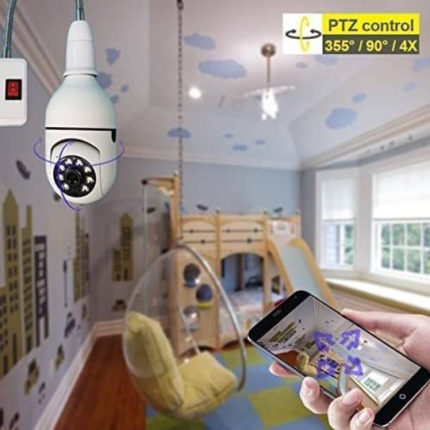 MiniSPY Bulb Shape Indoor HD 3MP CCTV WiFi Camera Security Camera