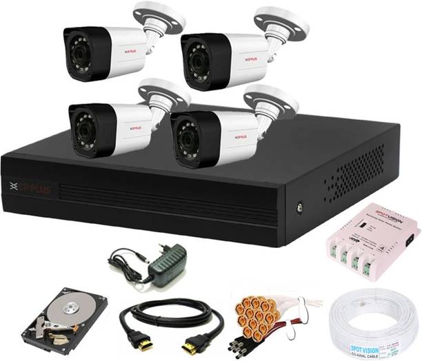 CP PLUS HD DVR 1080p 1Pcs,Outdoor Camera 2.4 MP 4Pcs,Fu...