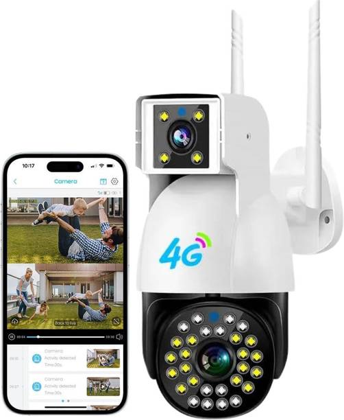 Maizic Smarthome 1080p 4G 36IRs Dual lens Camera 2 Way Audio Motion Tracking Night Vision Security Camera