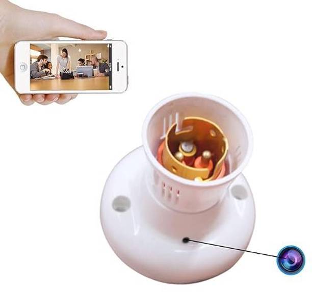 SIFATECH Bulb Holder WiFi 4K HD Audio Video Recorder Security Camera 24 Hour Spy Camera