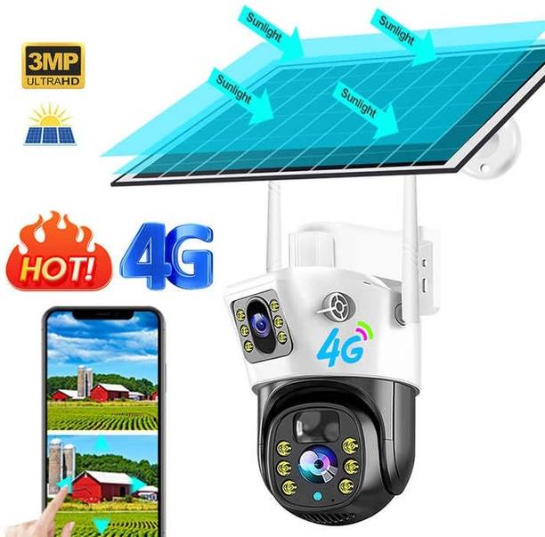 SROPX PTZ 4G Security Camera – Solar Powered, Dual Lens, and Remote Access Security Camera