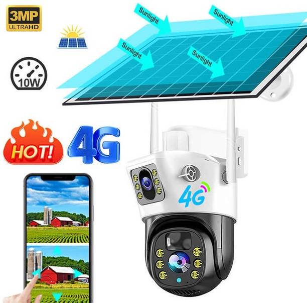 SROPX 4G Outdoor CCTV Camera – Solar-Powered, AI Detection & Two-Way Audio Security Camera