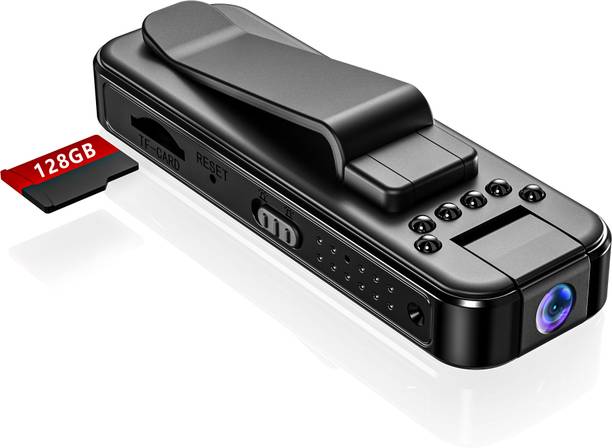 OneXsale Wifi Mini HD Anti-Shake Camera 180 Degree Rotatable Lens Back Clip Carry-on Security Camera