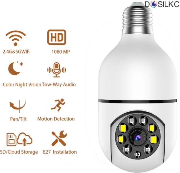 YAROH CAME24-RA175-Bulb Camera Indoor HD CCTV Wireless Camera | Security Camera Security Camera