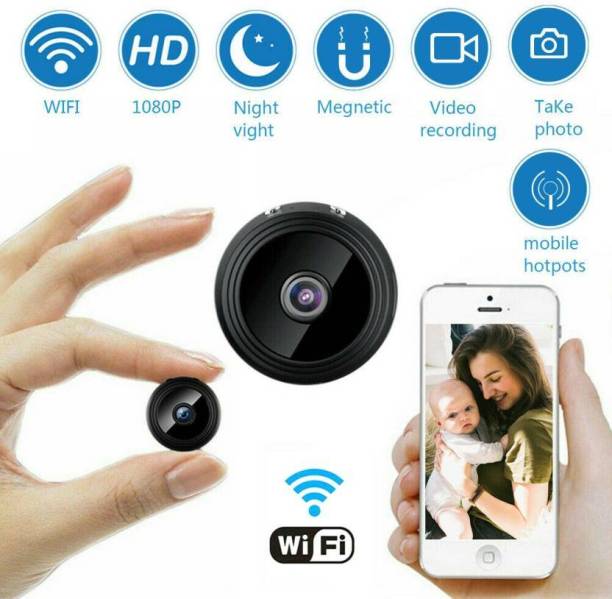 Ducncon Mini Spy Magnet Camera WiFi Hidden Camera Wireless HD 1080P Indoor Spy Camera Security Camera
