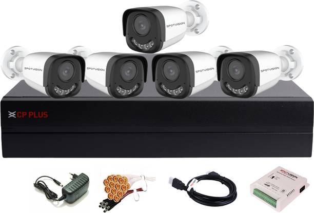 CP PLUS 8 Channel HD DVR 1080P,2.4MP ADVANCED Color Nightvision Outdoor Cameras,CPAR-512 Security Camera