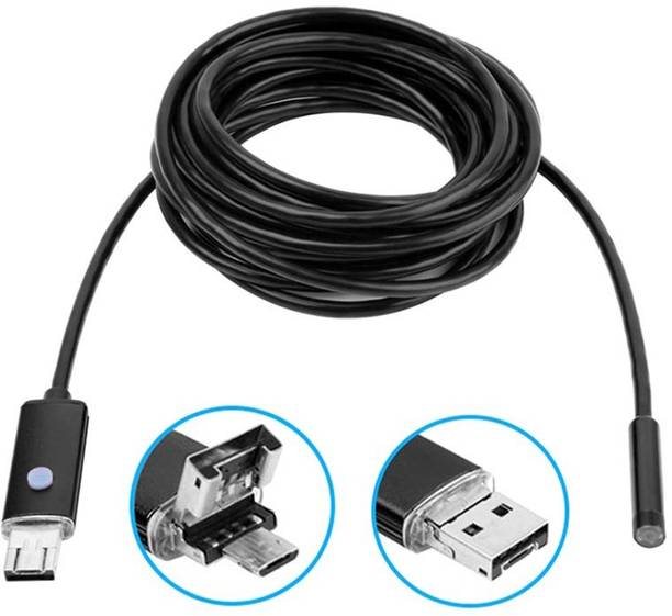 Qaz AN99 2 in1 Endoscope camera 5.5mm Lens 720P soft hard wire Waterproof Security Camera