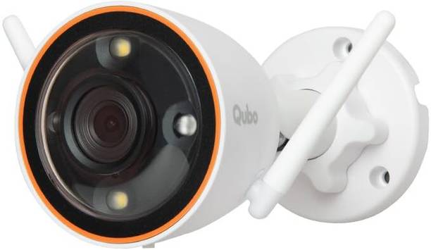 Qubo Outdoor Bullet Cam by HERO GROUP 3MP 1296p WiFi CCTV Full HD Weather Resistant Security Camera