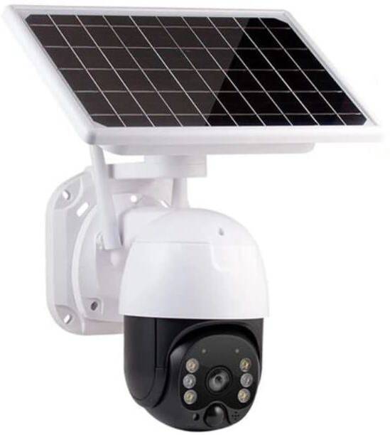 ELEKTRO WELT 4G Solar Security Camera with 10x Zoom, Motion Tracking, PTZ ControL Security Camera