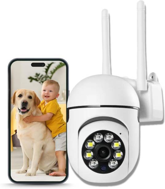 Bzrqx CCTV IP Camera 4MP HD WiFi Night Vision 360° Night Vision Live View TwoWay Audio Security Camera