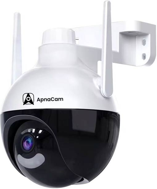 ApnaCam Dome PTZ WiFi Camera Motion Alert Color Night Vision 2-Way Audio 360° Live View Security Camera