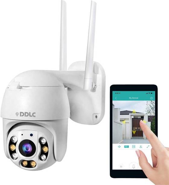 डीडीएलसी CCTV Camera Outdoor, Wireless WiFi IP Camera Home Security System 360° View सिक्योरिटी कैमरा