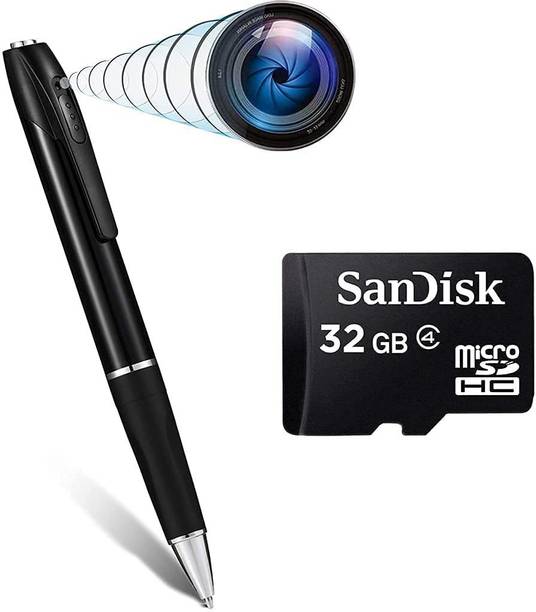 SIOVS Hidden Pen Camera 1080p Spy HD Video Recorder With 32GB Memory Card Security Camera