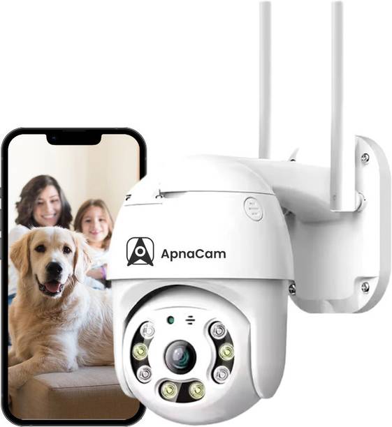 ApnaCam 5MP FHD WiFi Camera Two Way Audio Color Night Vision Alarm Waterproof Outdoor Security Camera