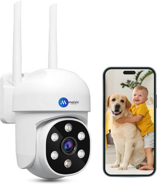Maizic Smarthome Srihome 5MP FHD Wi-Fi Outdoor CCTV Camera With 360° Pan Tilt, Night Vision Security Camera