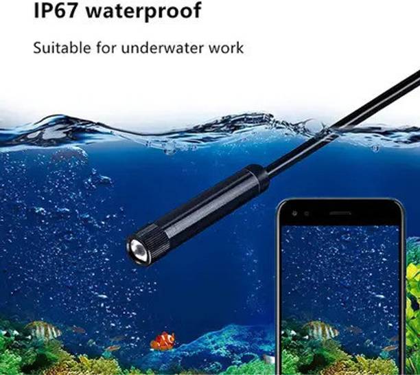SKY HUB USB Borescope 7mm Lens Endoscope with 6LED Lights and 2M Cable Security Camera