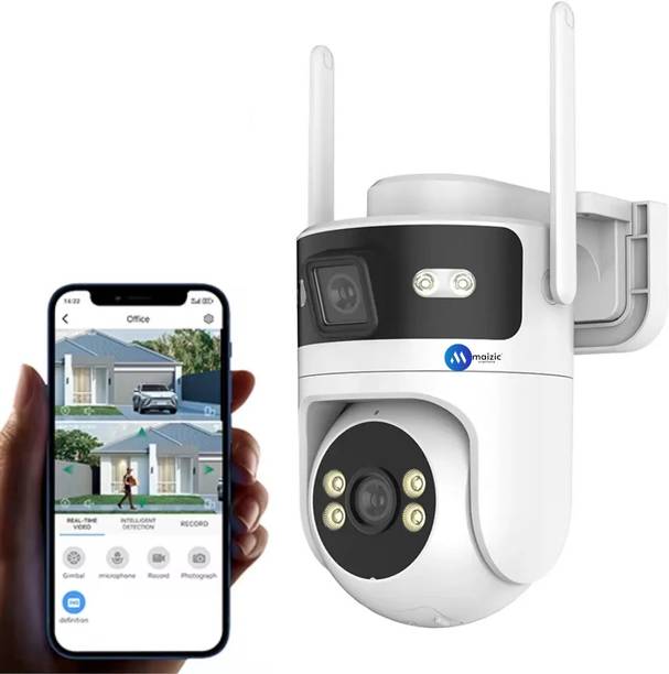 Maizic Smarthome Supercam Mini WiFi CCTV Camera 4MP+4MP Full HD 360 Degree Coverage Smart Camera Security Camera
