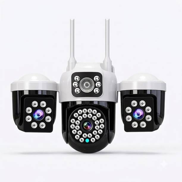 VisionCam 12MP FHD With Smart AI Motion Detection, 360° Rotation Security Camera