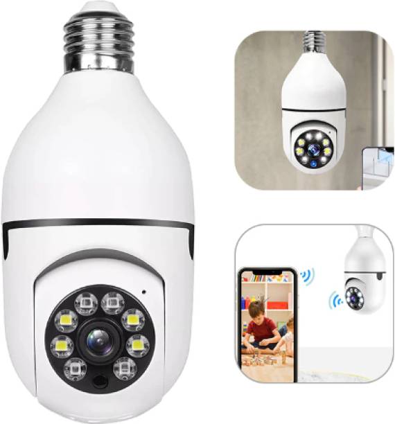 YAROH CAME16-RA167-Bulb Camera Indoor HD CCTV Wireless Camera | Security Camera Security Camera