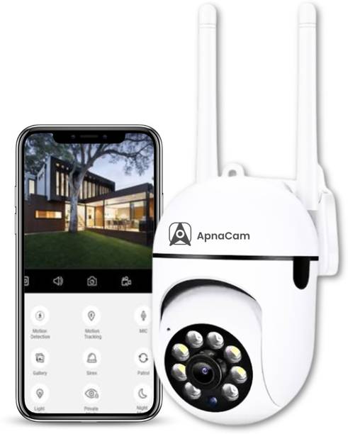ApnaCam 3Mp FHD Ptz Mini WiFi Wireless Motion Tracking CCTV Security Camera