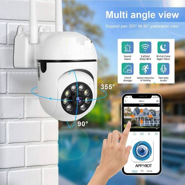 AVOIHS CCTV WiFi Wireless ptz Camera 1080p HD Night Vision 360° Live View TwoWay Audio Security Camera