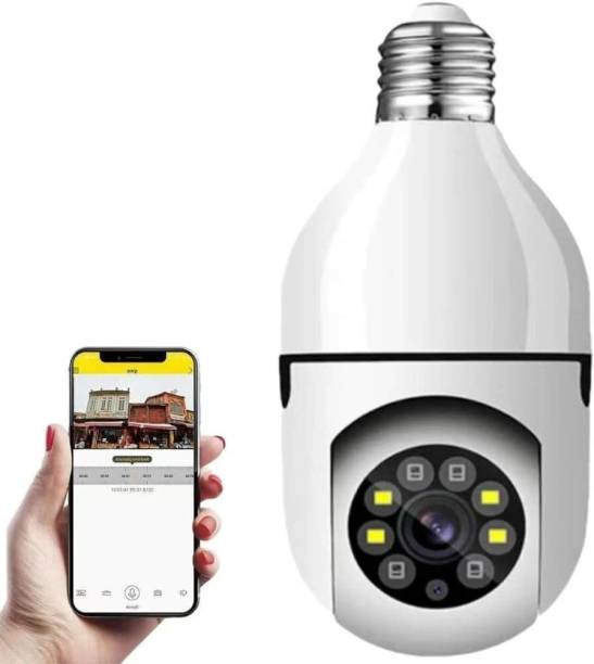 SIOVS Light Bulb Camera WiFi 360 Camera HD Night Vision Security Camera