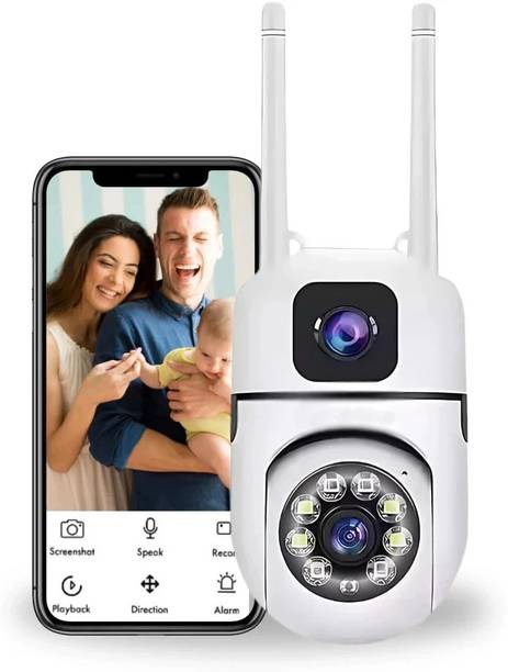 kanyansh 3MP Dual Lens Wireless WiFi Smart CCTV Camera | Ultra HD View wifi Security Camera