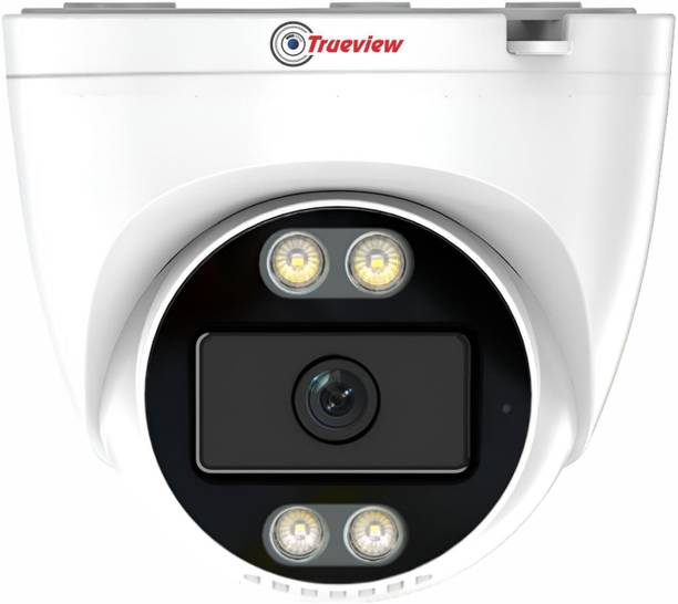 Trueview STQC 3MP 4G SIM Dome Camera Color Night Vision Two Way Audio CCTV Security Camera