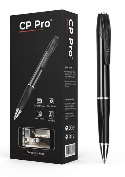 CP PRO Full HD 1080P Mini Spy Pen Camera with Audio Recording & Photo Capture Security Camera