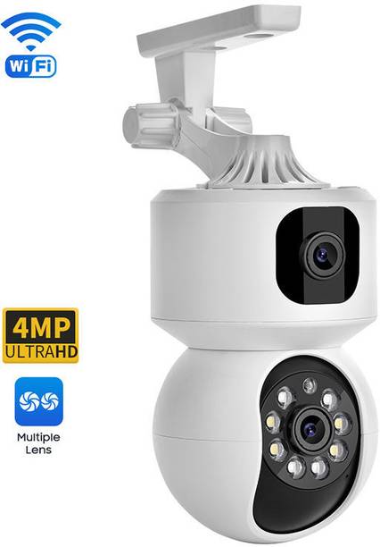 VisionCam 4MP FHD PTZ Outdoor | 360° Pan & Tilt | Night Vision Ai detection Security Camera