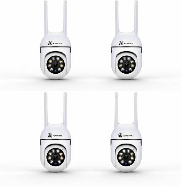 ApnaCam 5MP WiFi CCTV Camera Set Mini PTZ Full HD 4K Color Night Vision Wireless CCTV Security Camera