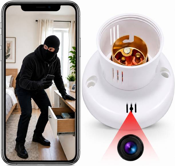 KIFEBITE Bulb Holder Spy WiFi Camera Hidden 1080p Wireless Security Camera Home & Office Spy Camera
